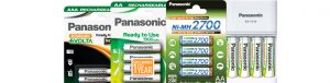 pilas recargables panasonic