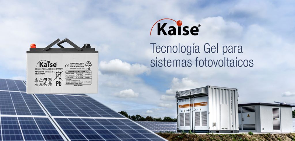 Kaise Gel para sistemas fotovoltaicos